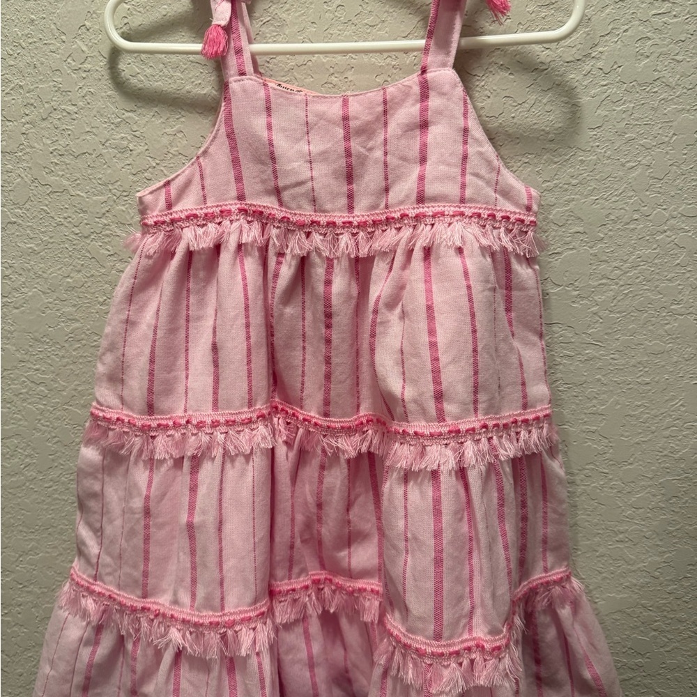 Juicy Couture Childs Pink Striped Dress Size 3T